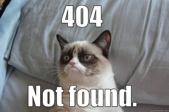 Error 404 encontrado